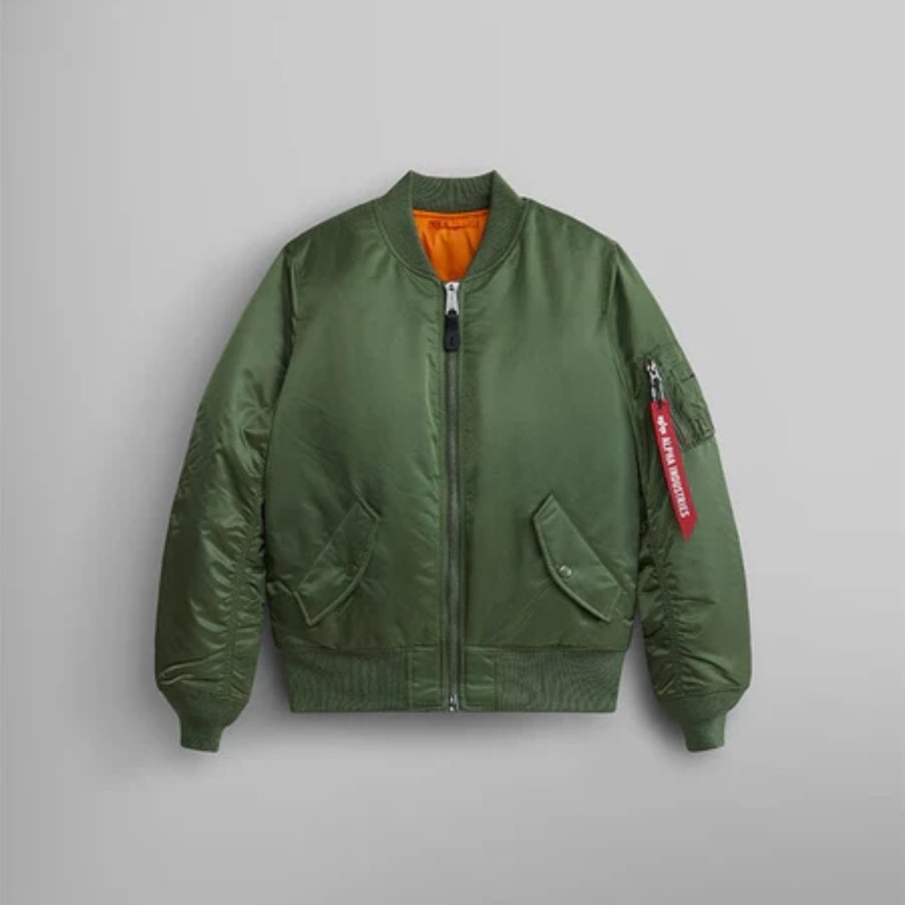 Alpha Industries Green Bomber Jacket